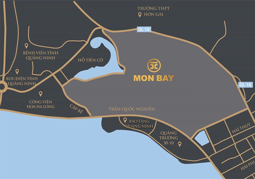 Vị trí dự án Monbay TV Hạ Long